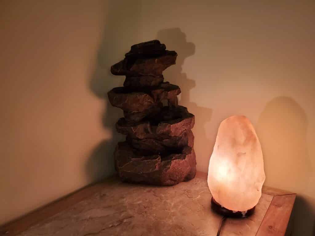 Deadra Clewell Counseling, LLC - waiting room salt lamp